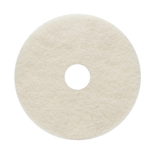Genuine Joe Genuine Joe Floor Pads, f/Burnishing, 17in, Beige, 5PK GJO18400 - main